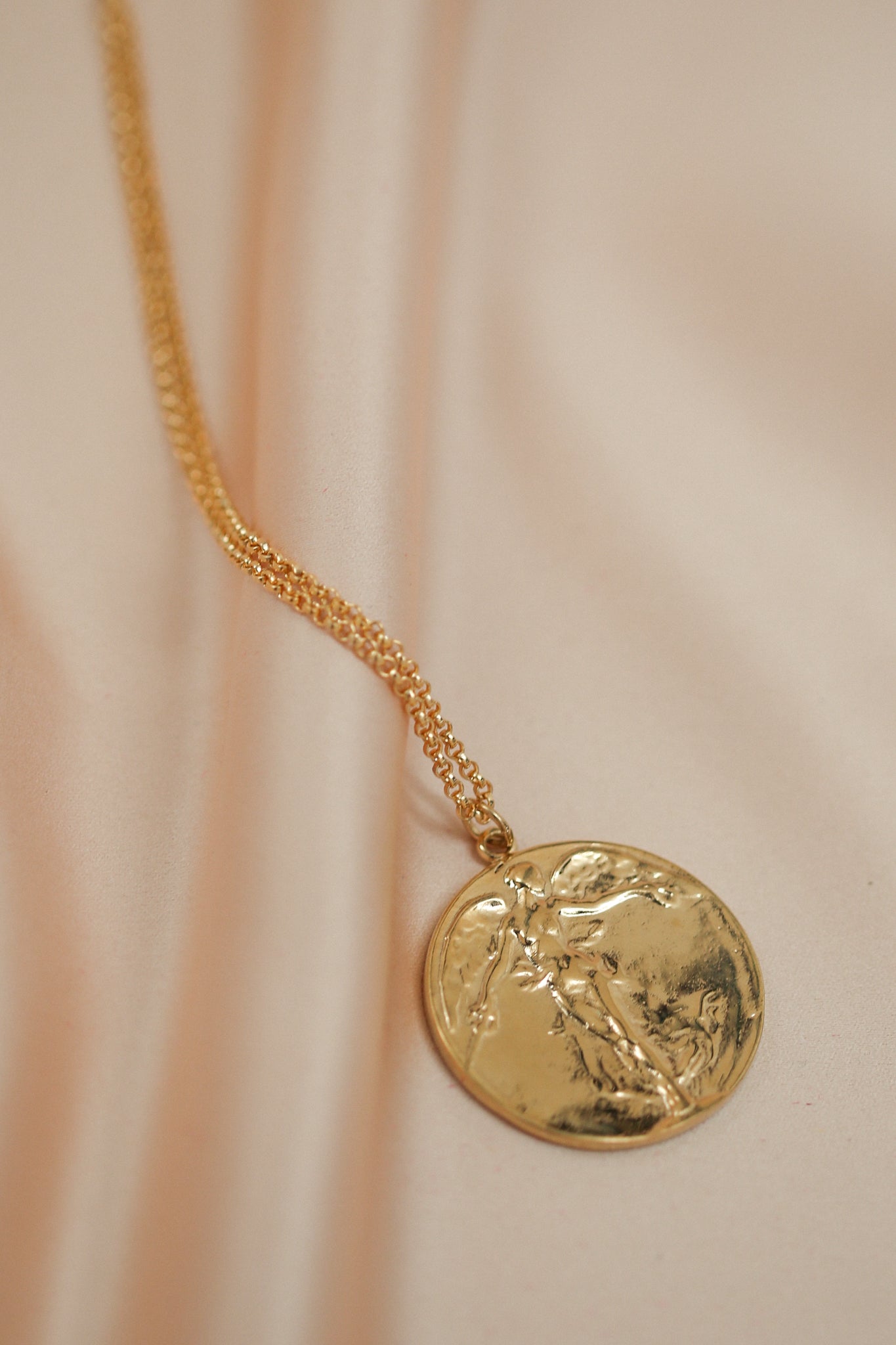 Angel hot sale medallion pendant